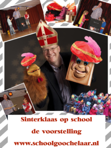 sinterklaas feest op school met de schoolgoochelaar